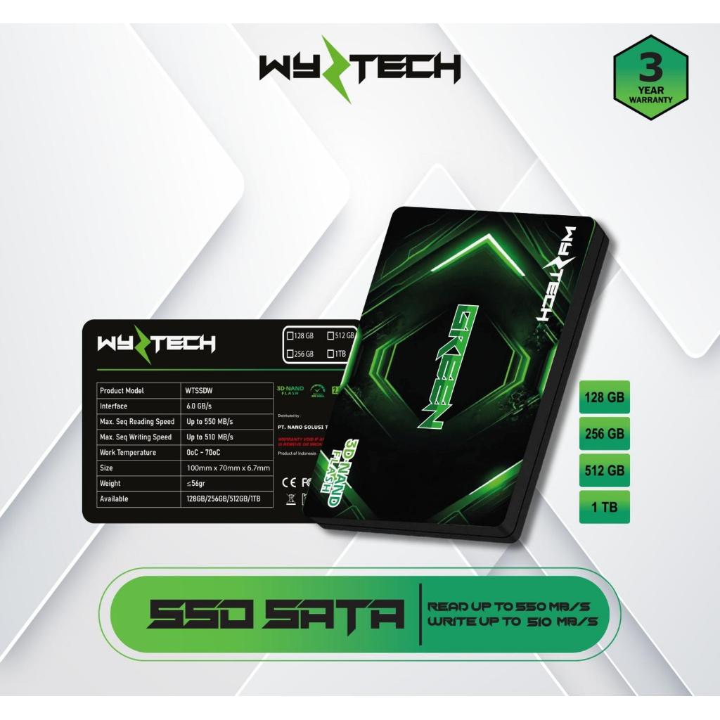 SSD SATA 128GB / SSD 128GB / SSD WYZTECH / SSD 2.5" SATA WYZTECH GREEN 128GB