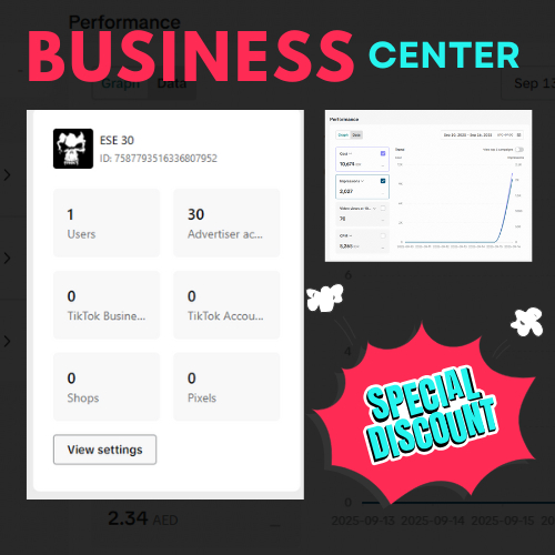 Tiktok Ads Center BC 30