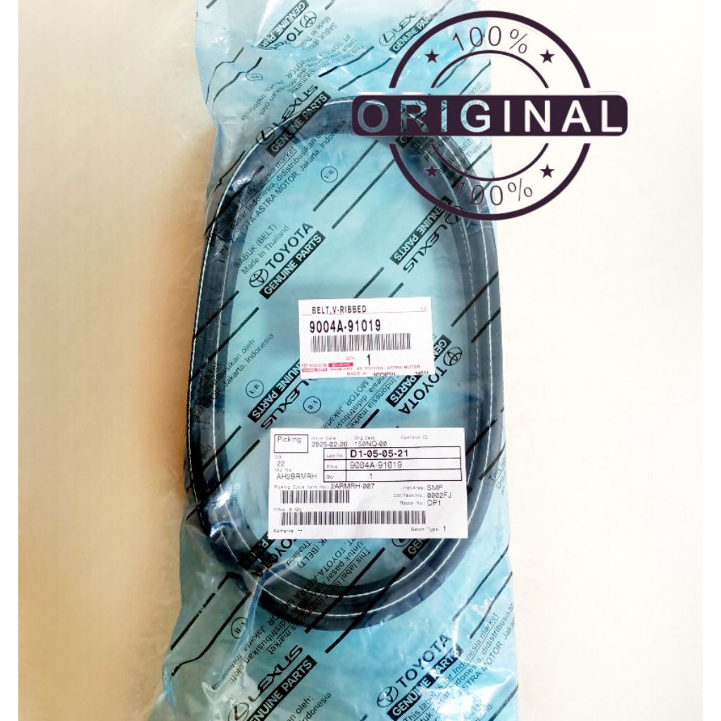 FAN BELT AVANZA XENIA 1.3 CC ORIGINAL