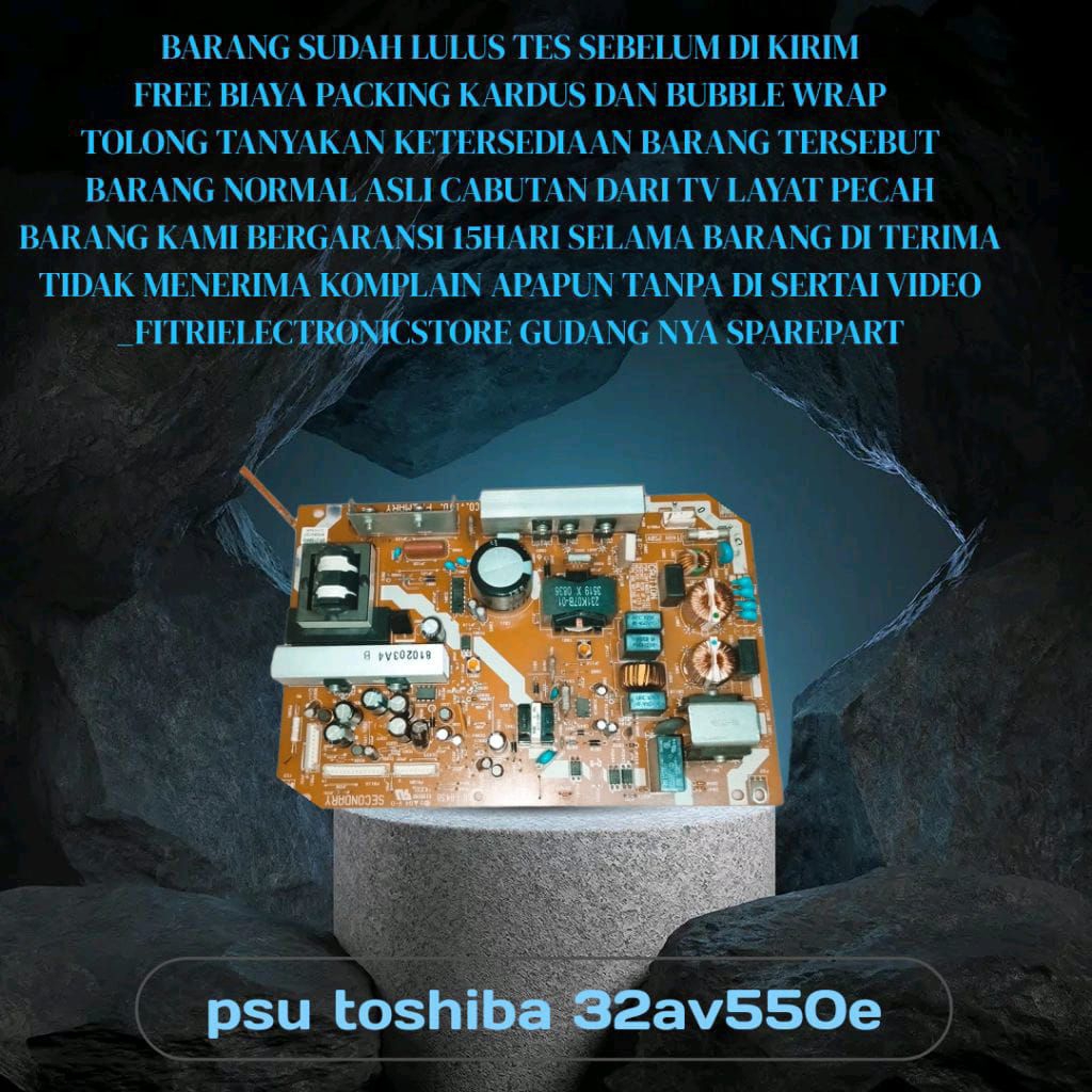 psu regulator power supply  tv lcd Toshiba -32av550e- 32av600e