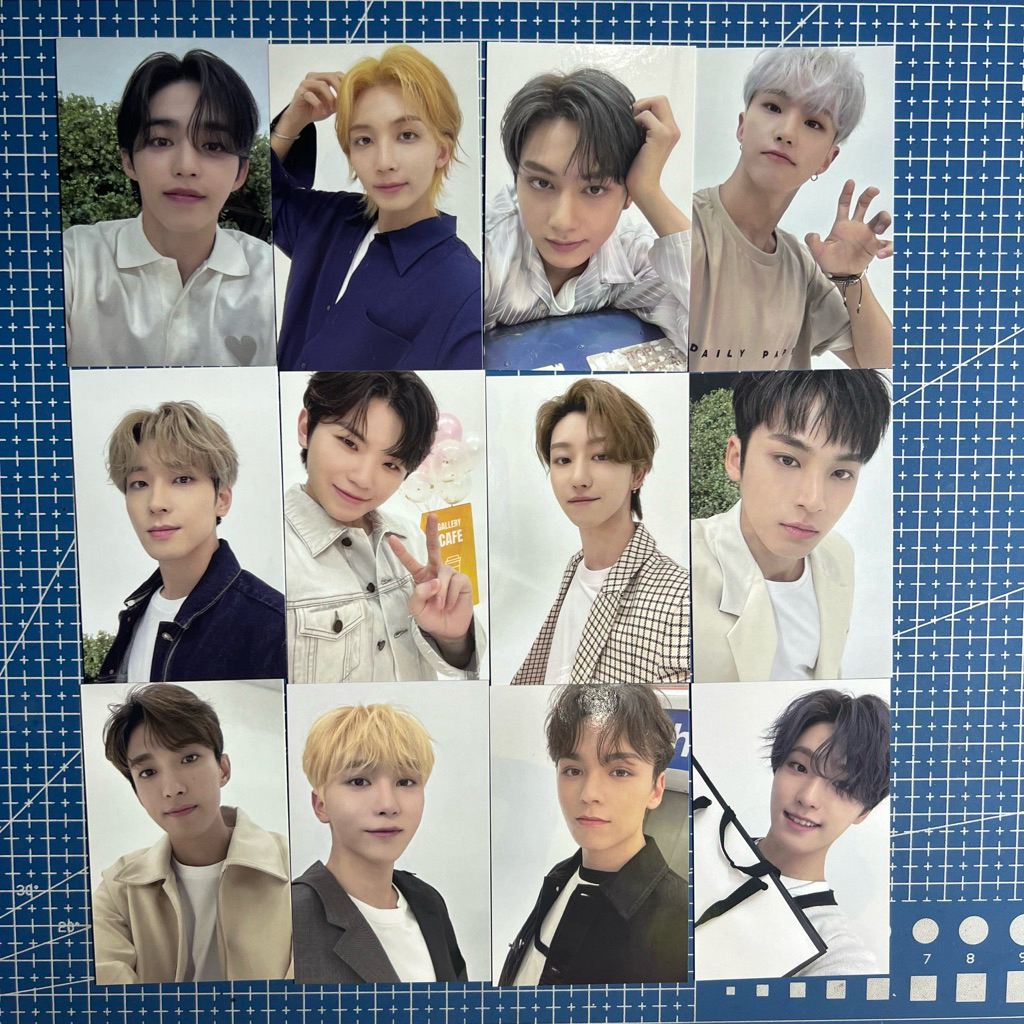 SEVENTEEN RUGGER SHIRT CARATLAND 2021 PHOTOCARD SVT CARAT PC SCOUPS JEONGHAN JUN HOSHI WONWOO WOOZI 