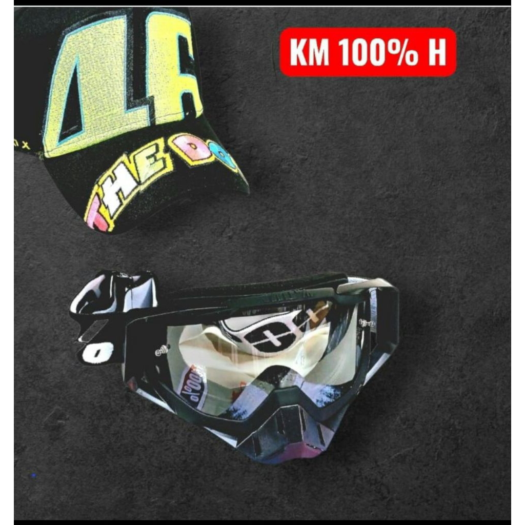 kaca mata motor cross google trail kaca mata turing pengendara motor google cross 100% hitam full