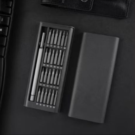 Obeng Set 24 Magnetic Premium Baut Kecil Reparasi HP Laptop Jam Tangan