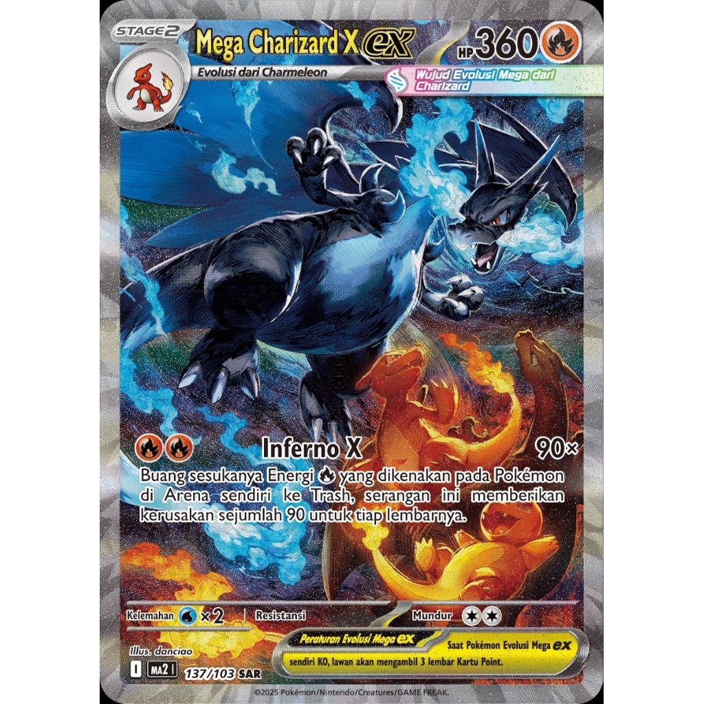 Mega Charizard X EX MA2 137/103 SAR ID