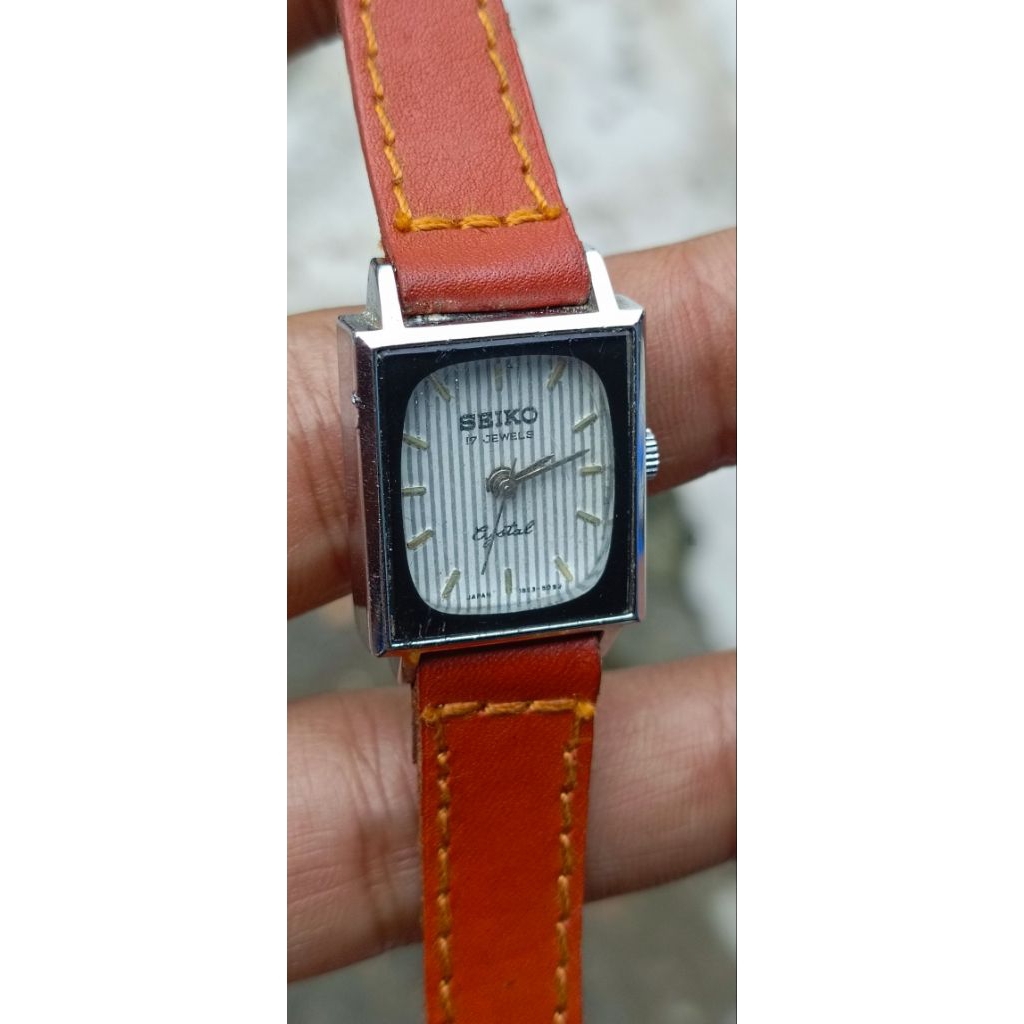 jam tangan seiko tank wanita manual winding MATI BAHAN bekas