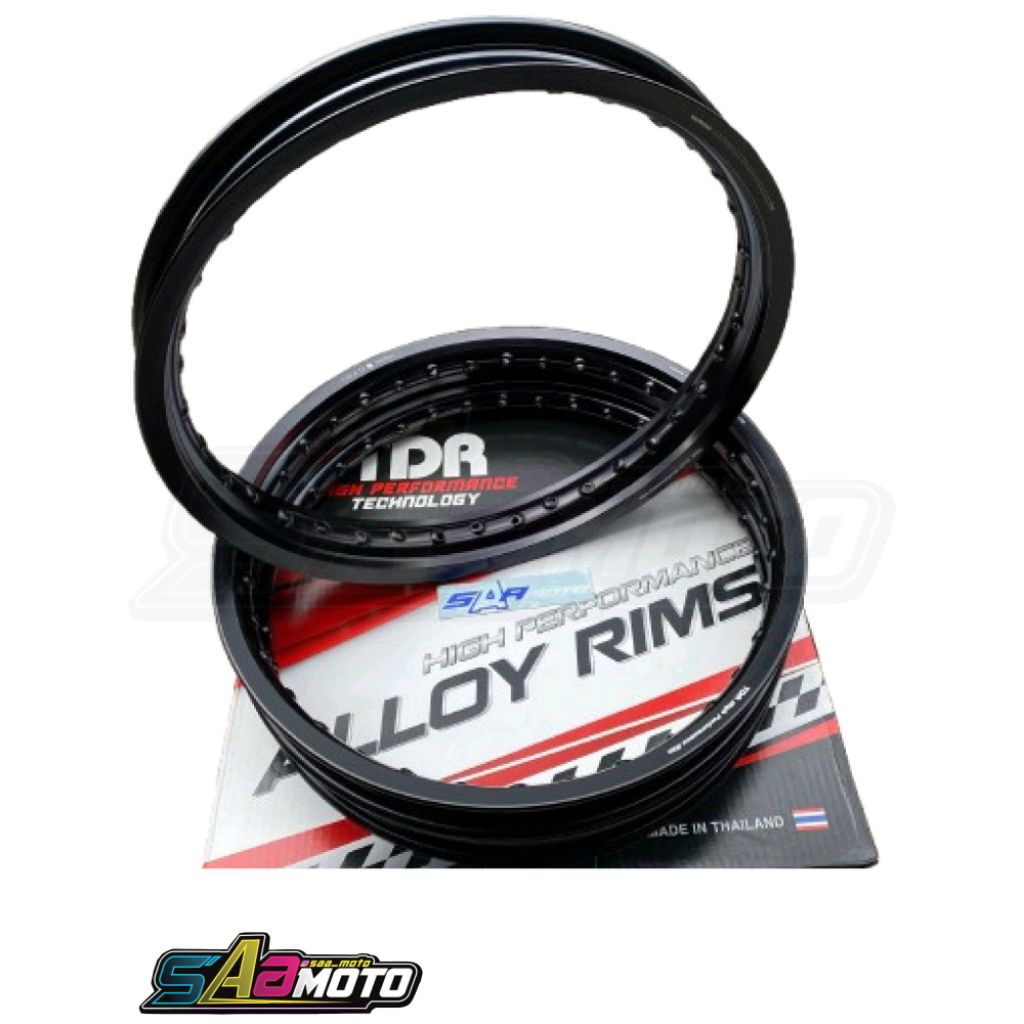 VELG TDR 140 160 185 RING 17 HITAM VELG JARI JARI TDR