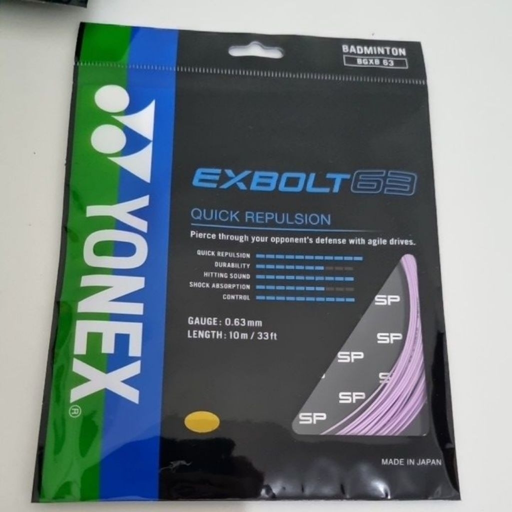 SENAR YONEX EXBOLT 63 BADMINTON ATRING EXBOLT63
