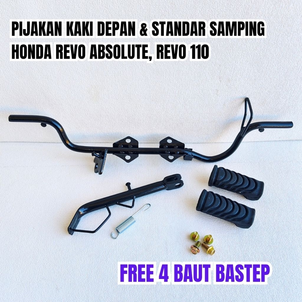 Pijakan Kaki Depan Footstep Bastep Barstep Bar Step Pustep Postel Variasi Motor Honda Revo Absolute 