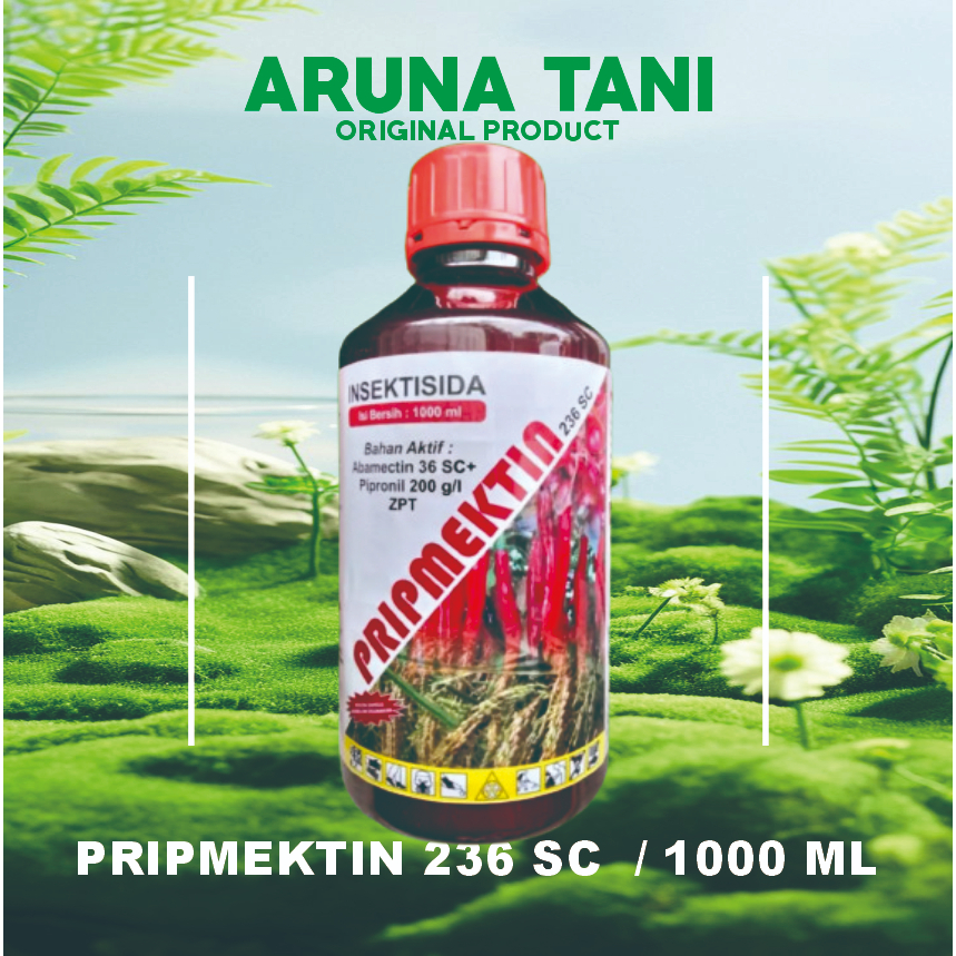 PRIPMEKTIN 1liter INSEKTISIDA ABAMEKTIN PELINDUNG TANAMAN/PELINDUNGTANAMAN/PEMBASMIHAMA/TUMBUHSEHAT