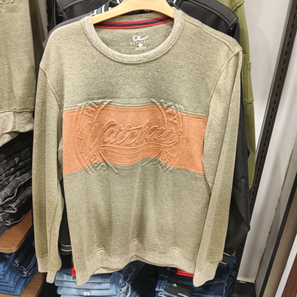 WATCHOUT SWEATER PRIA | BAJU LENGAN PANJANG | ORIGINAL