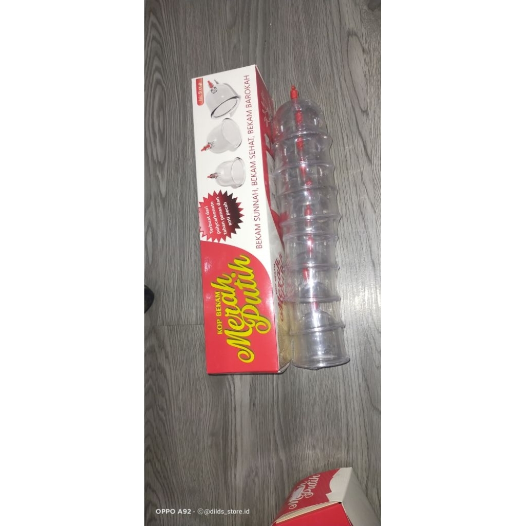 Kop Bekam Refill Merah putih