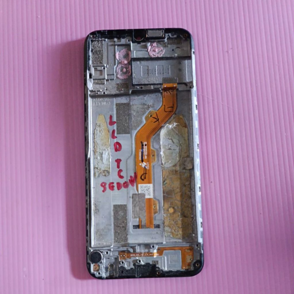 tatakan lcd Infinix hot 8 Ori cabutan