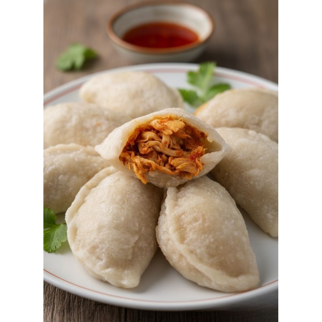 RENGOLOGY Cireng Isi Khas Bandung 10 PCS Cireng Isi Premium Aneka Rasa Cireng Isi Ayam Suwir Pedas