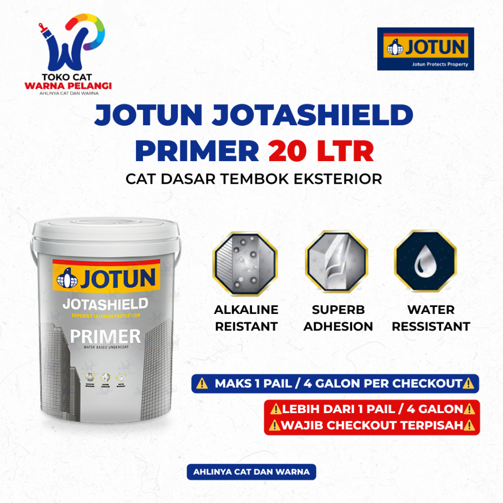 Cat Dasar Eksterior JOTUN JOTASHIELD Primer 20 Ltr