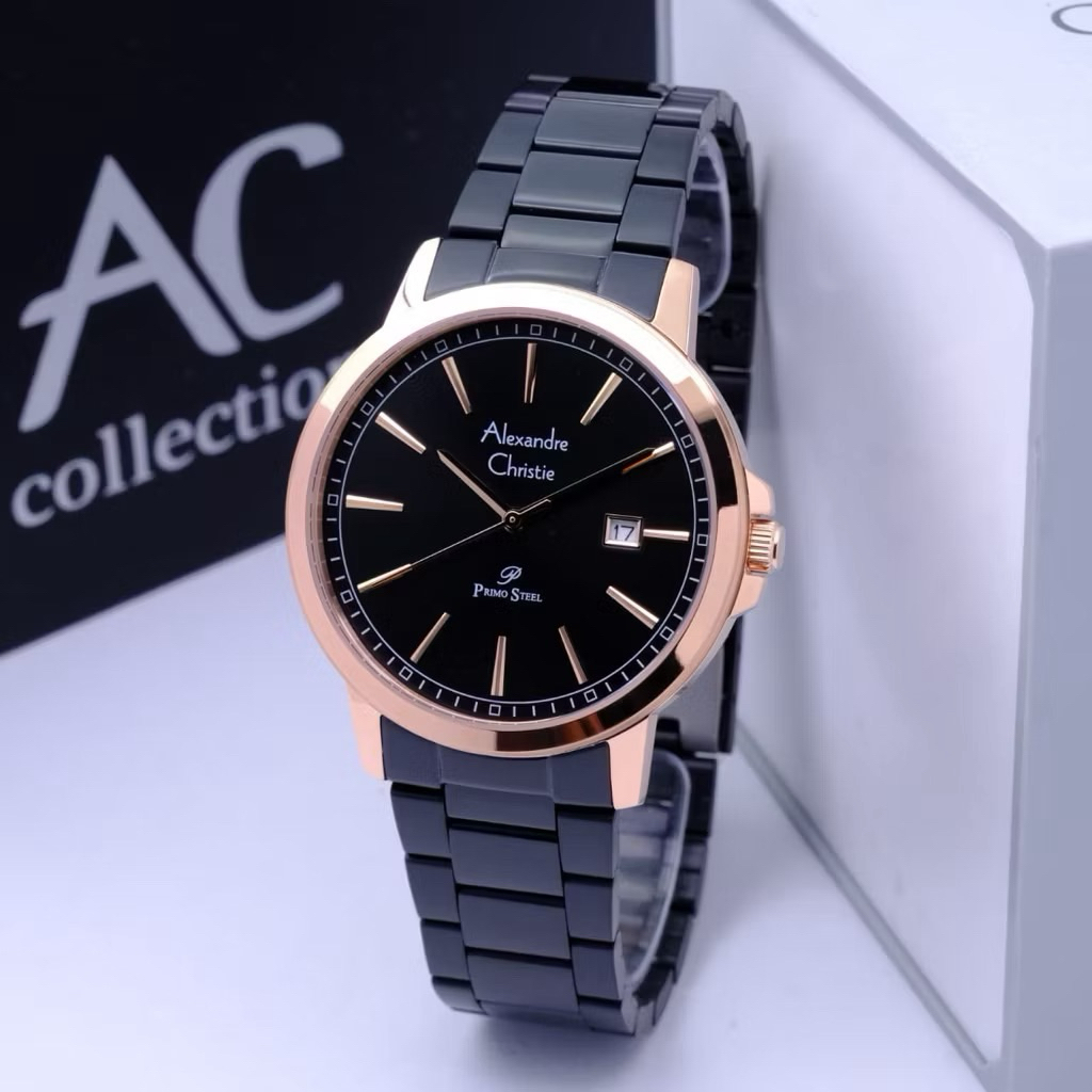 Jam Tangan Pria Alexandre Christie 1014 AC1014 Rantai (ORIGINAL)