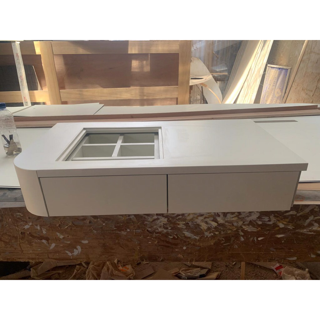 meja rias gantung.meja rias minimalis.meja rias melengkung