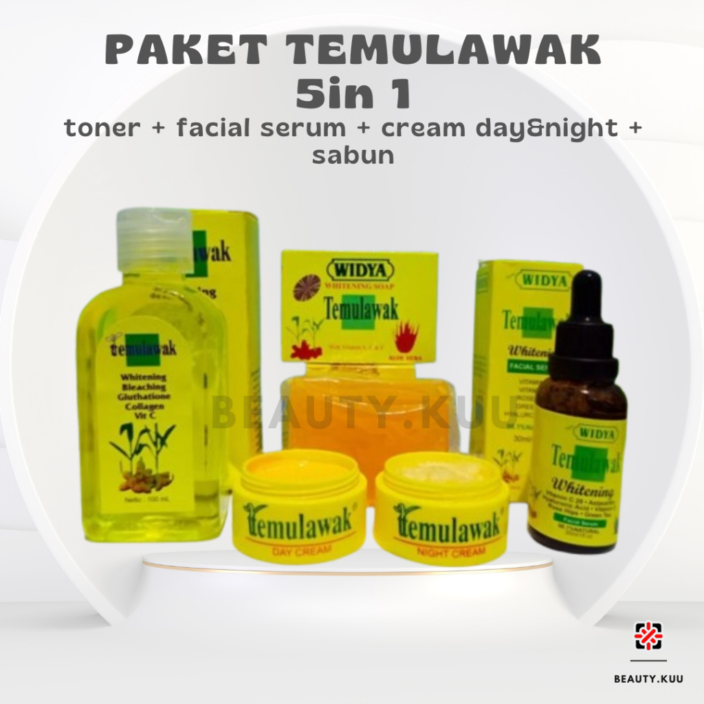 PAKET  LENGKAP TEMULAWAK 5in 1 ORIGINAL