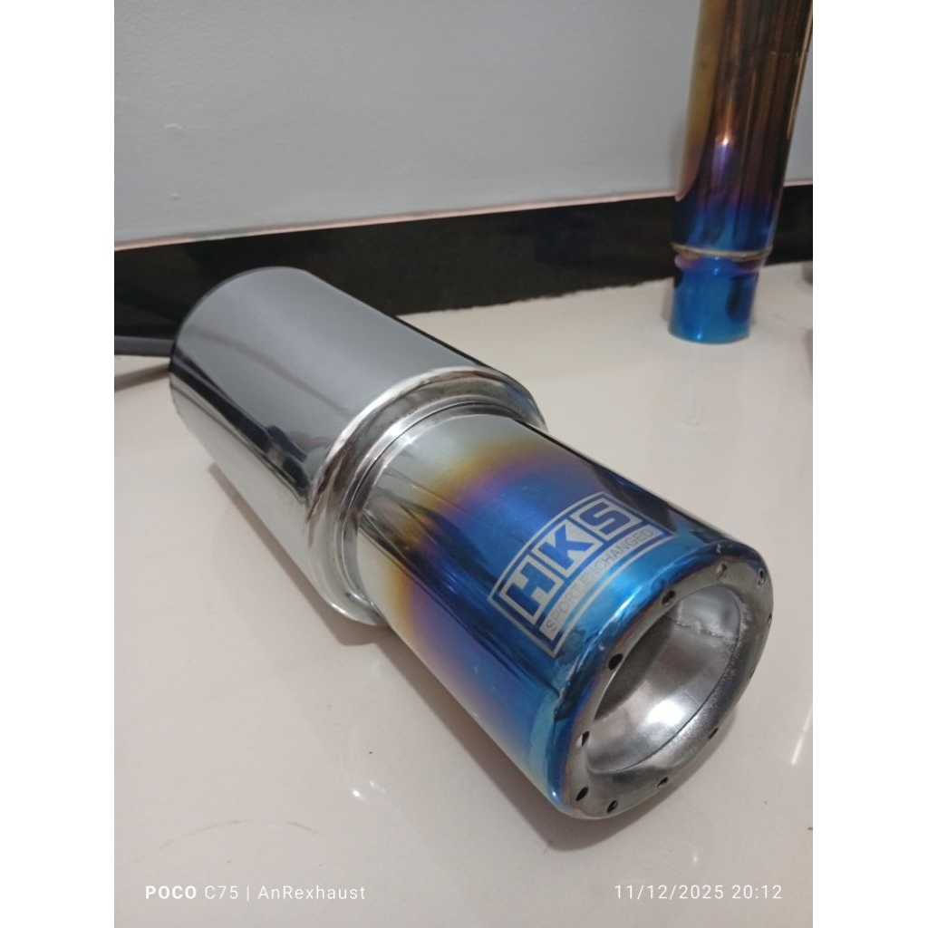 knalpot mobil HKS gronel suara bass adem