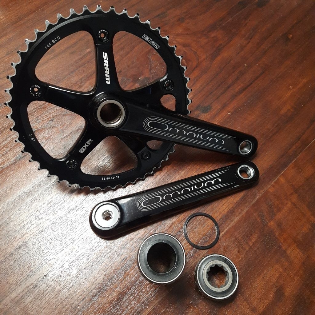 SRAM Omnium Crankset Alloy 7075-T6 48T Chainring With GXP Bottom Bracket For Fixed Gear - Crank SRAM