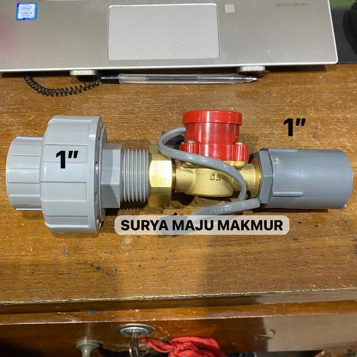 Ready Selalu Flow switch 1/2"x  1/2" flow switch 3/4" x 3/4" flow switch 1" x 1" otomatis pompa boos