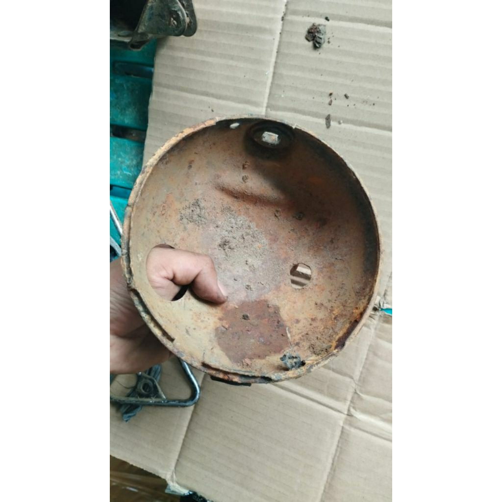 BATOK LAMPU DEPAN YAMAHA DT100 ORIGINAL COPOTAN