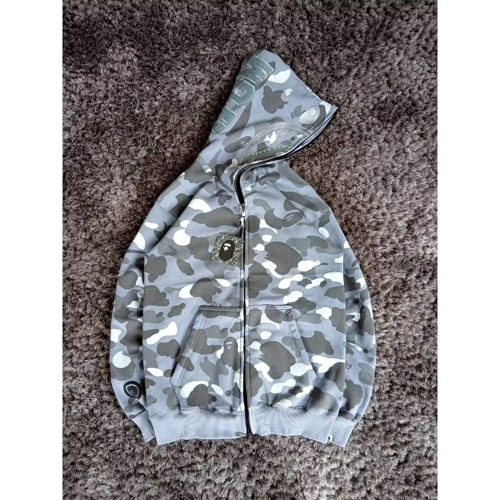HOODIE ZIPPER BAPE ABU CAMO