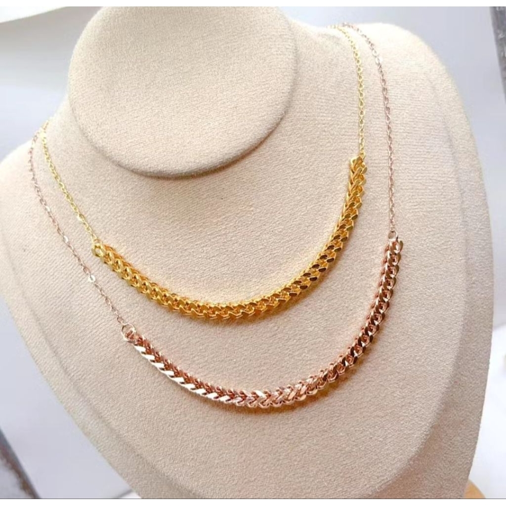 Kalung Holo Panjang 42 cm emas muda 15% (3 gram)