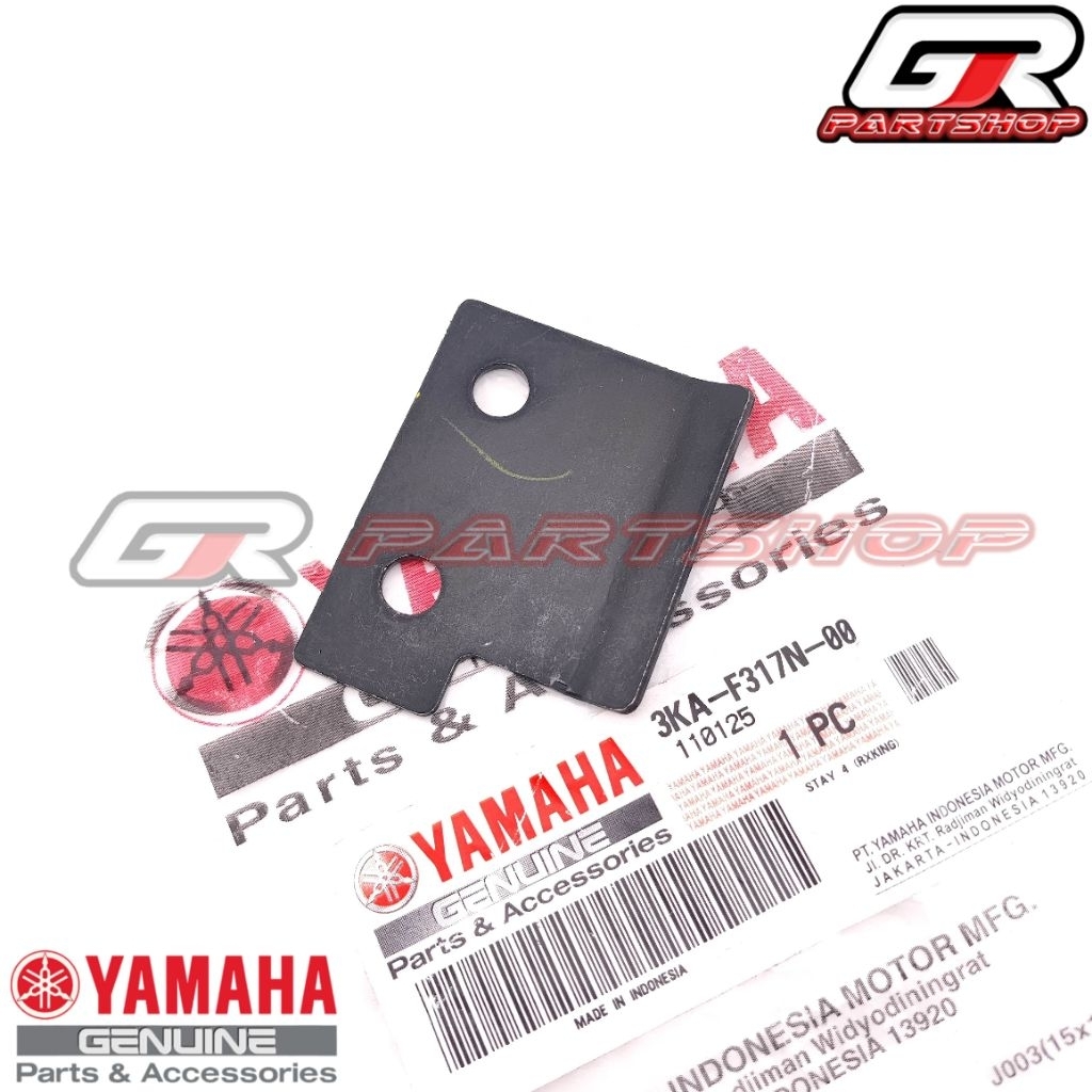 BESI DUDUKAN BRAKET LAMPU DEPAN RX KING RXKING RXK ORI ASLI YGP ORIGINAL YAMAHA PLAT PLET NOMOR NOME