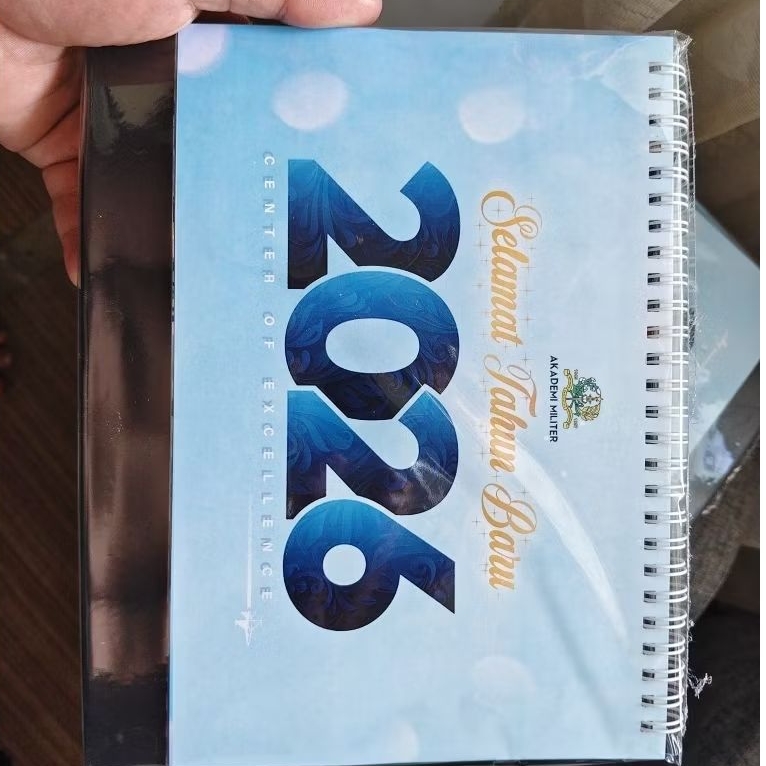 kalender akmil meja / kalender duduk akmil 2026
