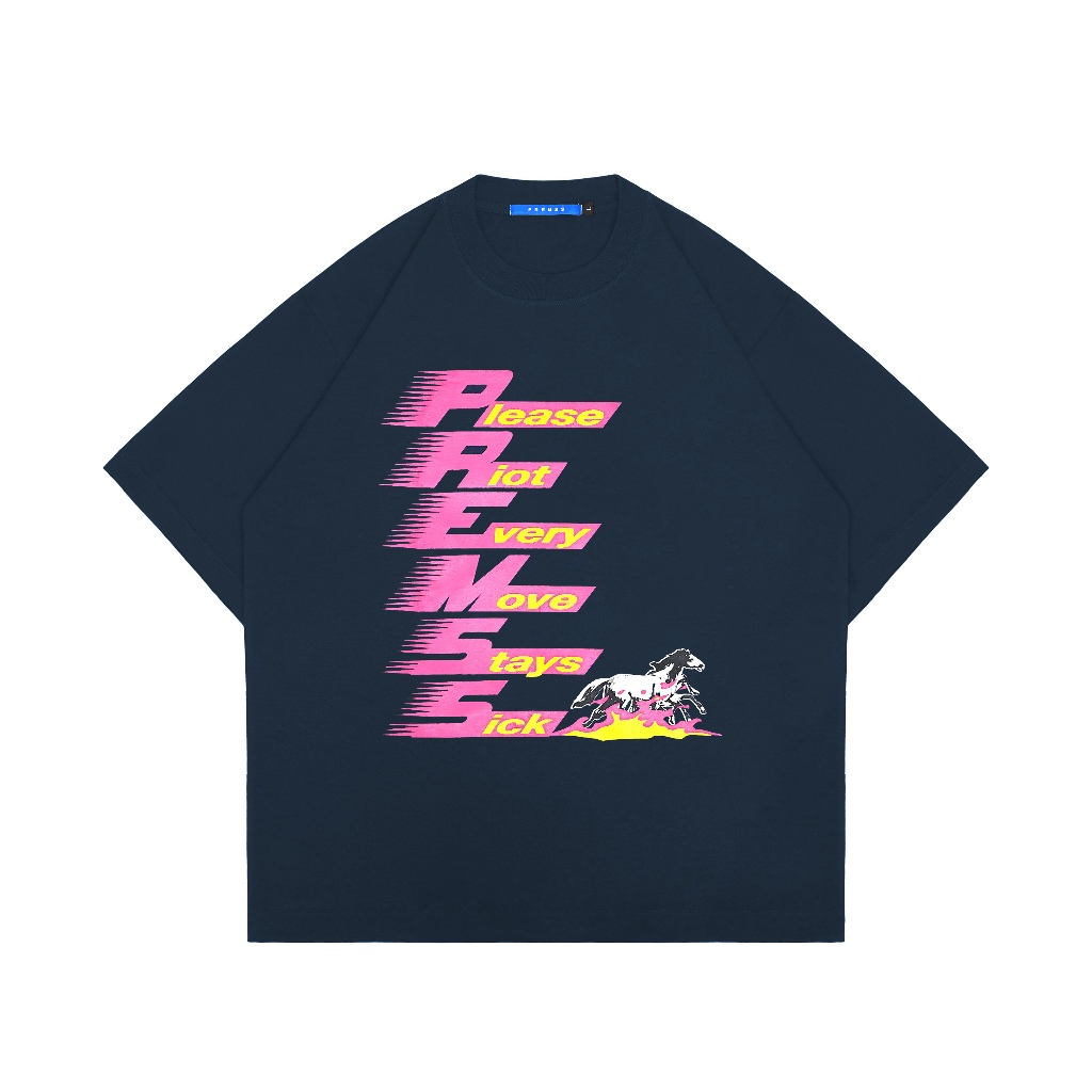 Premss / Porous Tees - Riot Navy