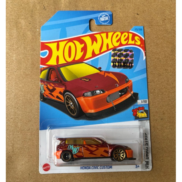 Hot Wheels Honda Civic Eg Custom Exlusive Recolor Kroger Factory Sealed FS