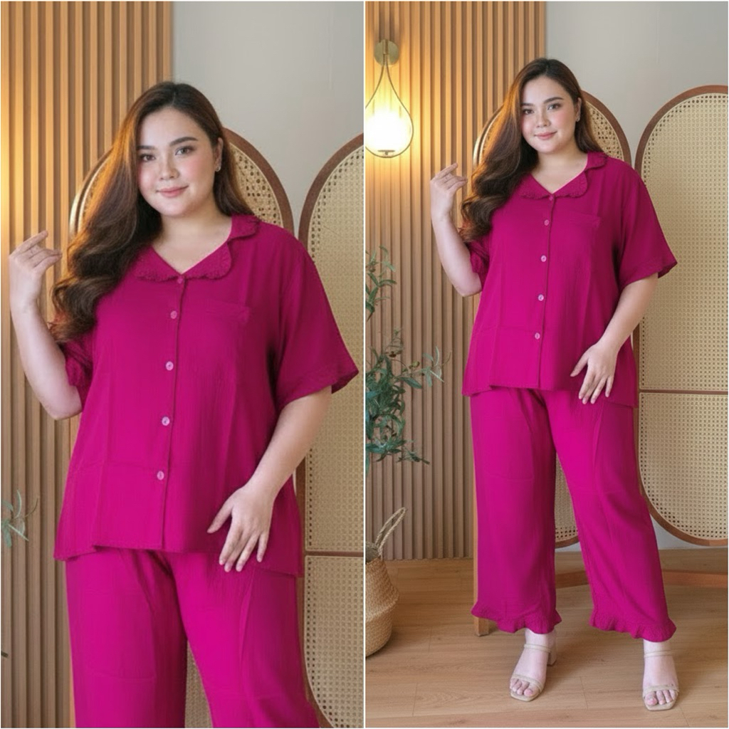SETELAN RAYON LD150 CELANA PANJANG/ SETELAN JUMBO RAYON