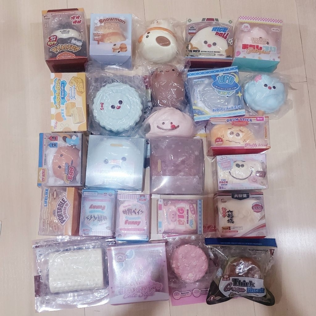 [READY STOCK] NEW ARRIVAL SQUISHY: MIDO LISA SNOWMAN TOAST COOKIES