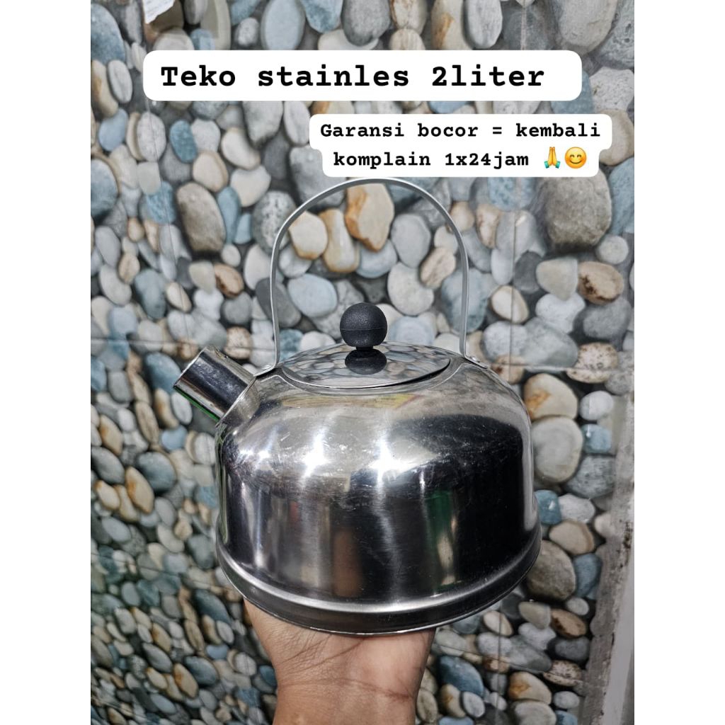 teko stainless rijek pabrik ceret air minum