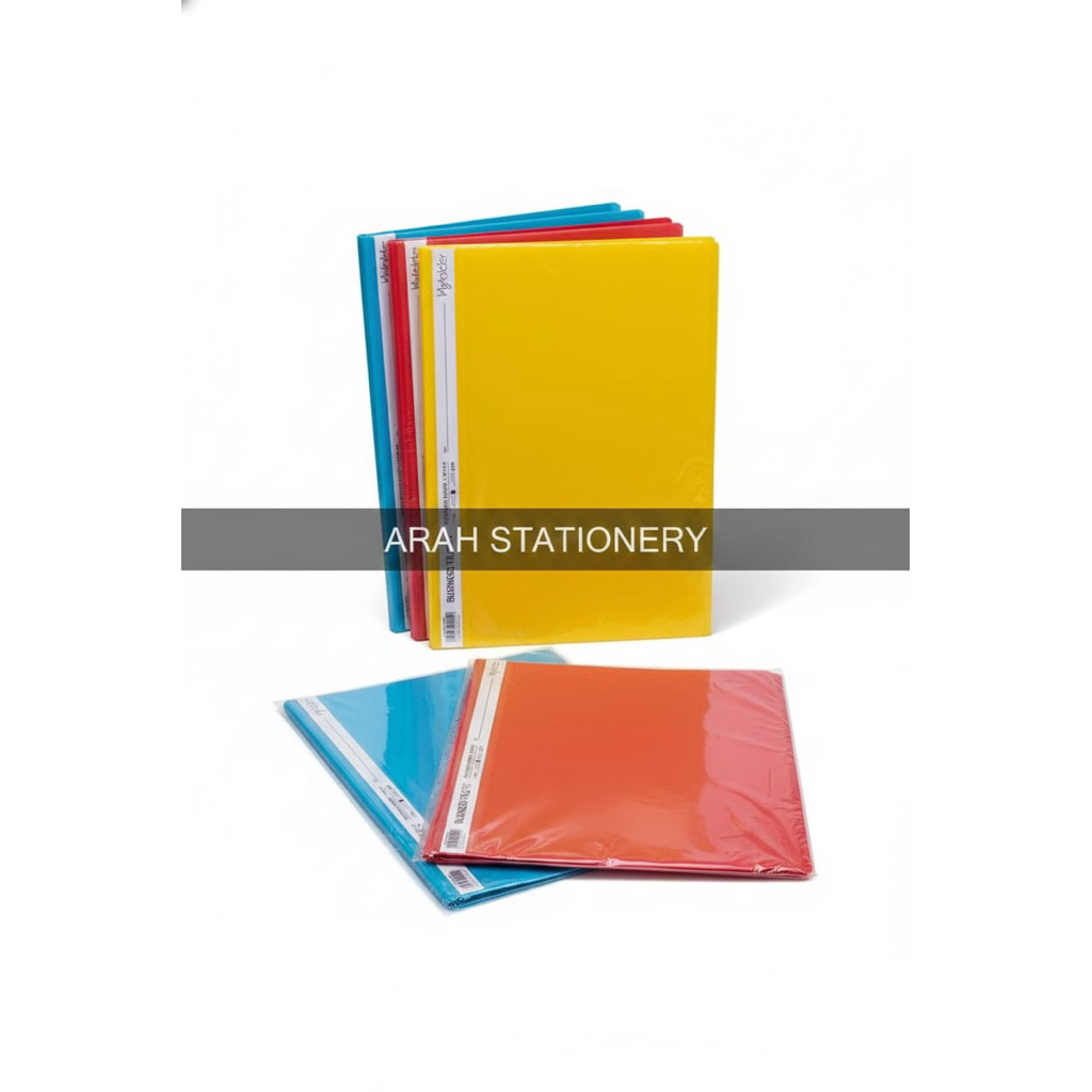 GROSIR 1lusin | Map Business File F4 / Map Plastik Jepit Snelhecter Warna Warni Murah