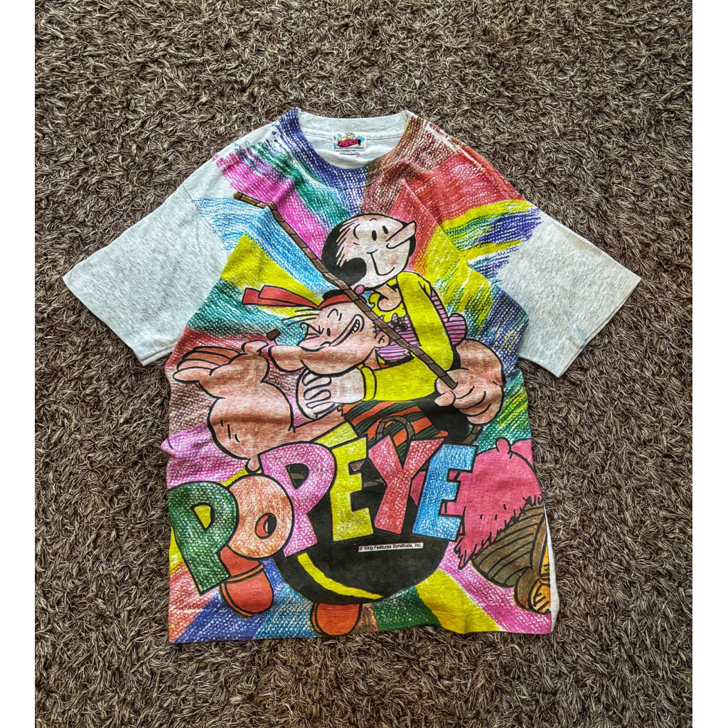 vintage popaye 90s aop