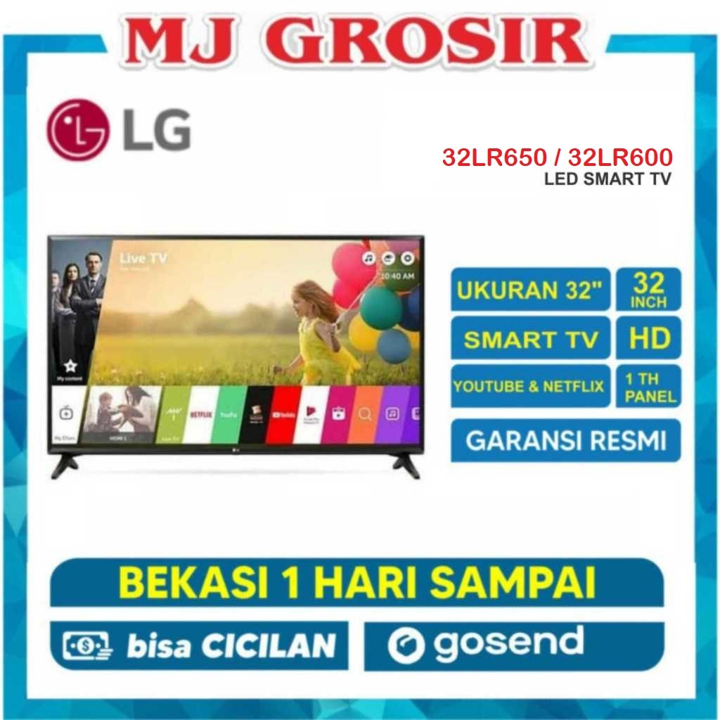 LED TV LG 32" 32LR650 / 32LR600 / 32CV / 32S4K / 32HE50 / 32H5000 32 INCH USB MOVIE SAMRT TV