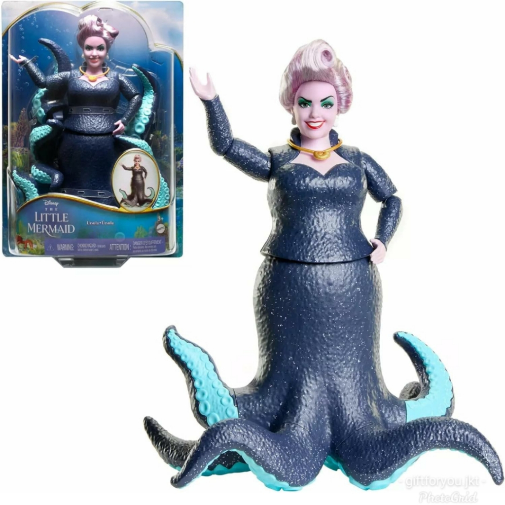 Boneka Ursula From Movie Disney The Little Mermaid Princess Ursula Fashion Doll Accessory Inspired F