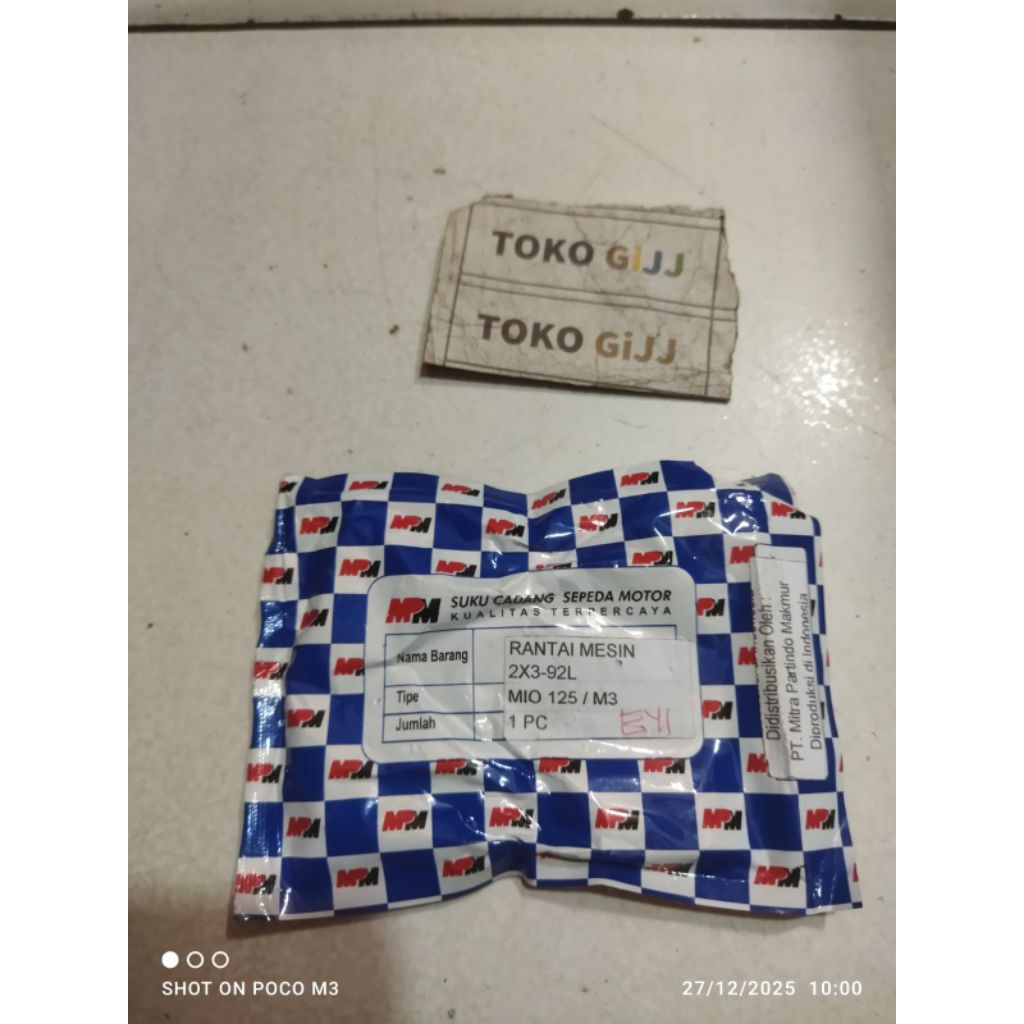 rante rantai keteng mesin Mio 125 M3