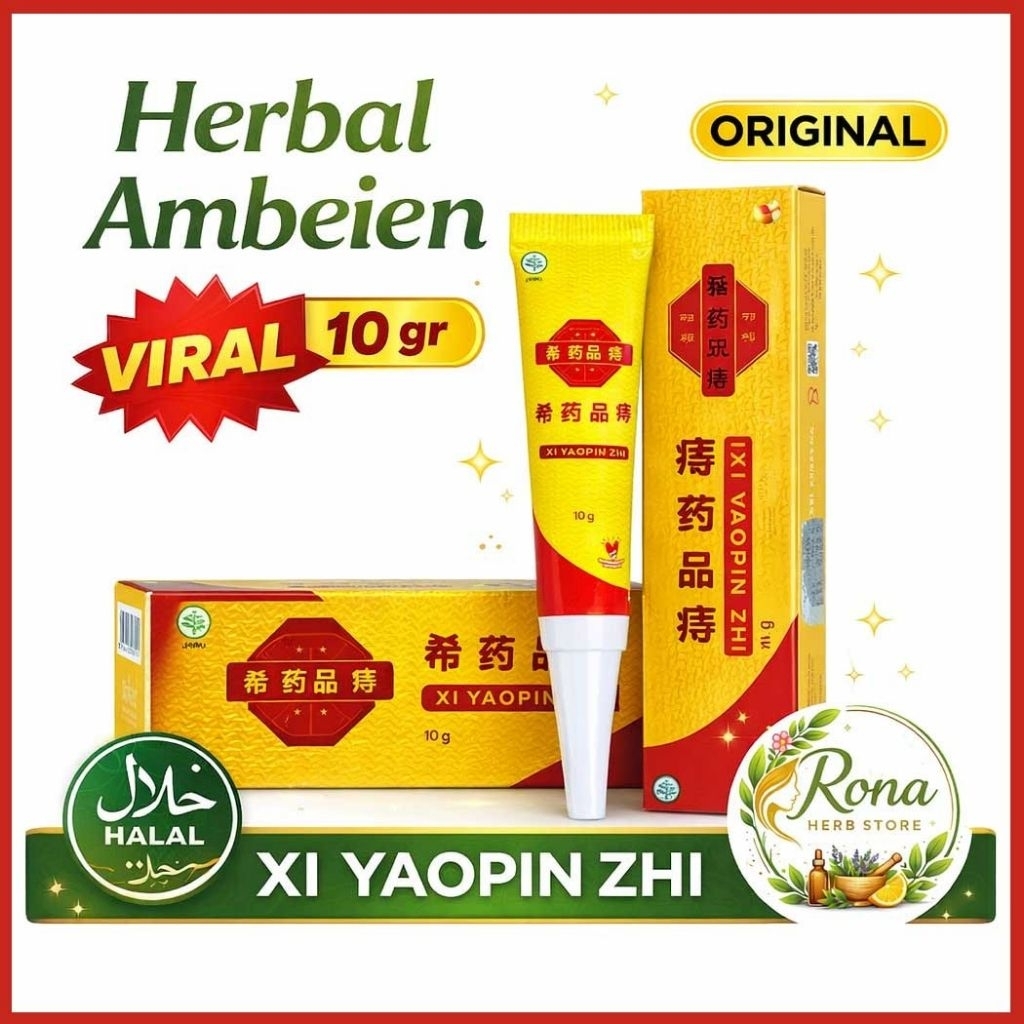 Obat Ambeien Xi Yaopin Zhi Original - Salep Herbal China  Tradisional BPOM