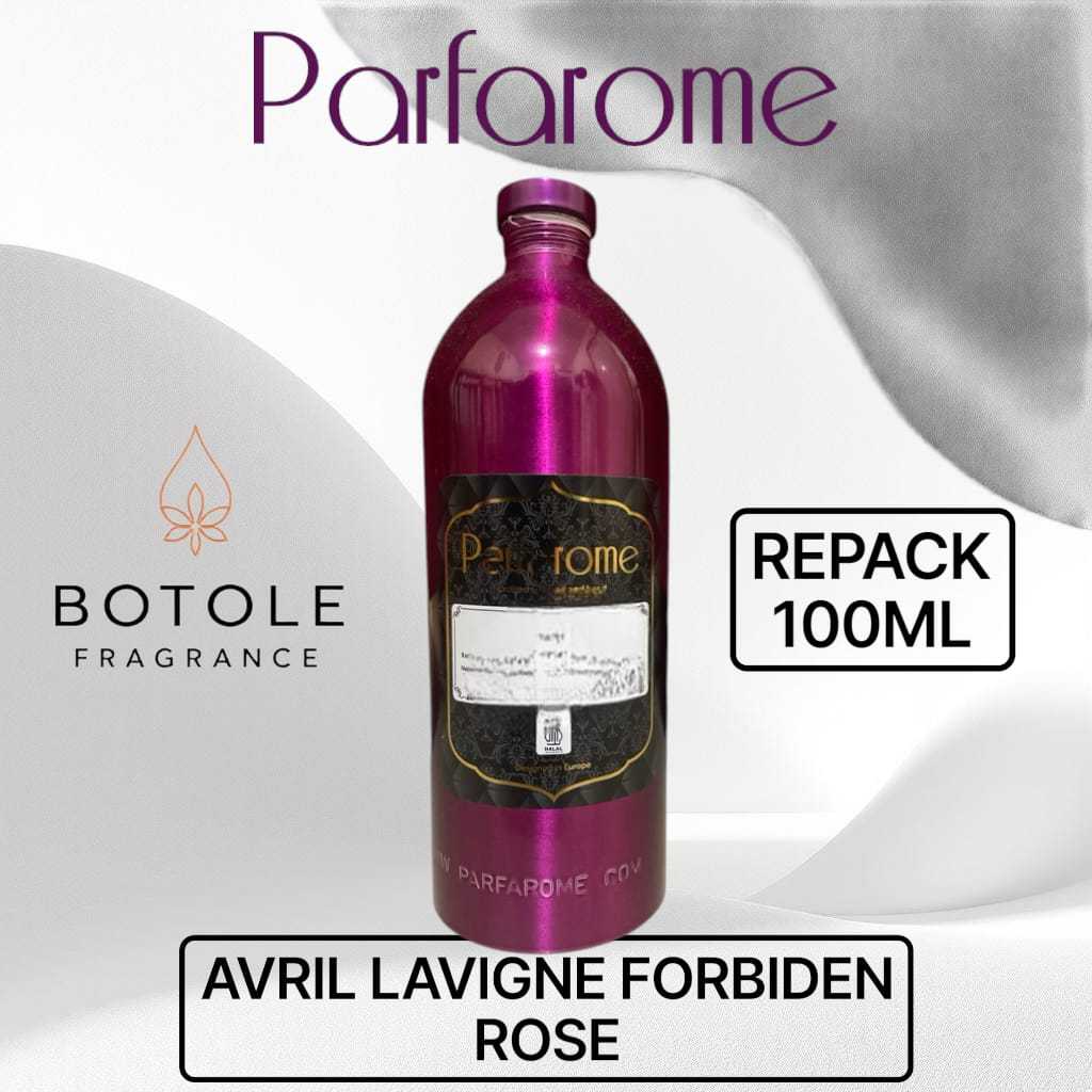 BIBIT PARFUME AVRIL LAVIGNE FORBIDEN ROSE BY PARFAROME REPACK 100ML