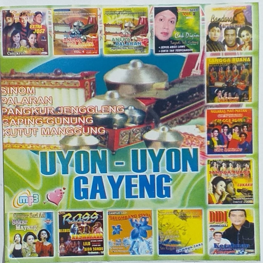 Kaset MP Uyon Uyon Gayeng Tradisional Jawa Gending