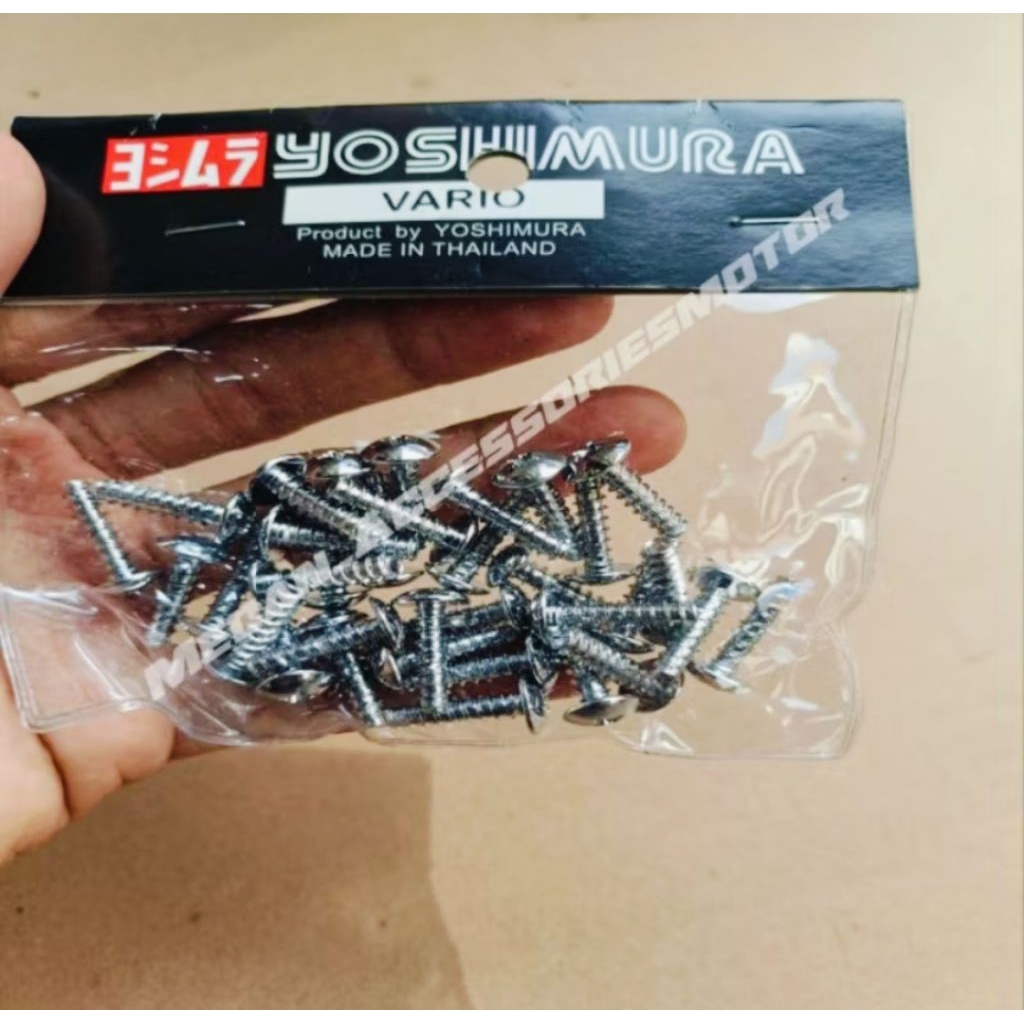 Baut Body Kunci Bunga Chrome HONDA VARIO Yoshimura