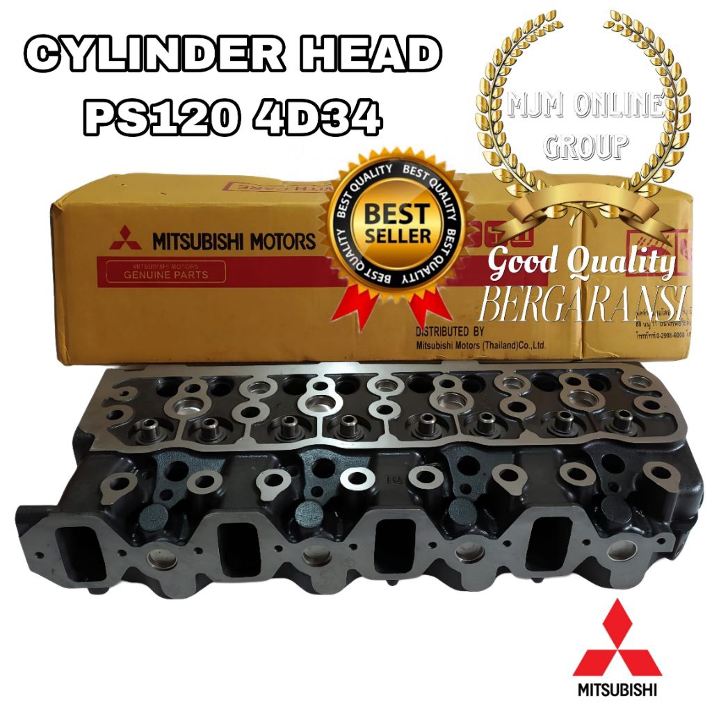 CYLINDER HEAD ONLY SILINDER DEKSEL KOP PS120 120PS 4D34 KOSONGAN