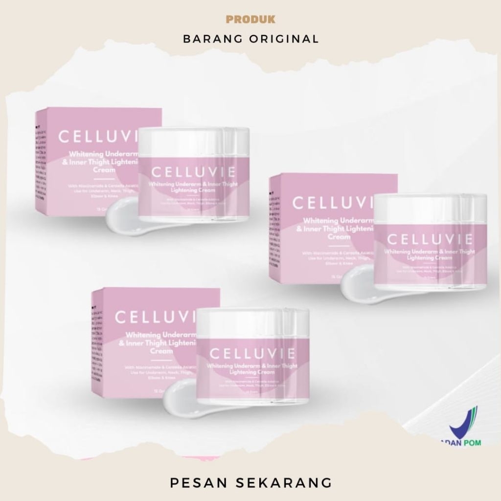 Celluvie Original Underarm Whitening Pemutih Ketiak Dan Selangkangan