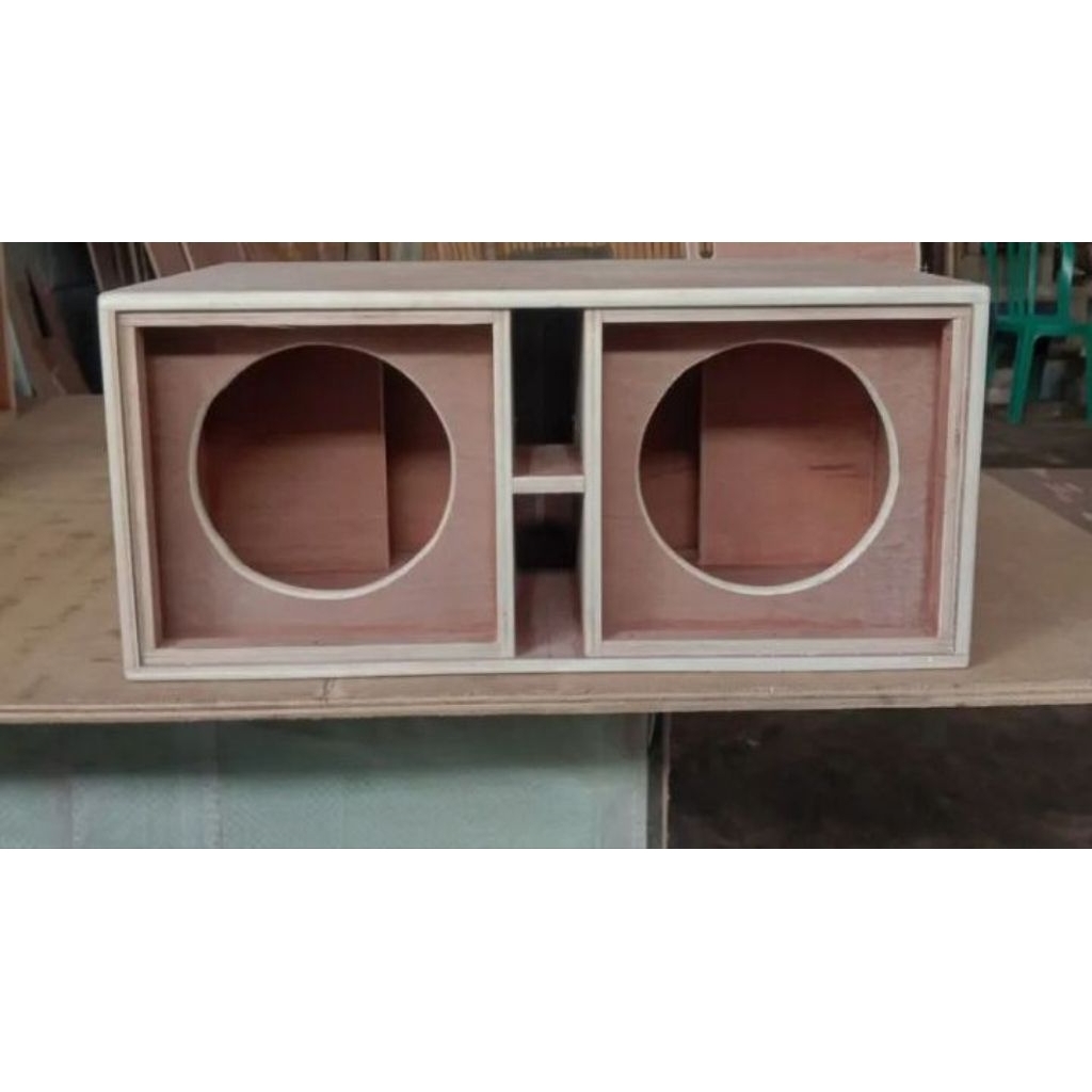 Box miniscoop 8 inch double / box Subwoofer 8 inch