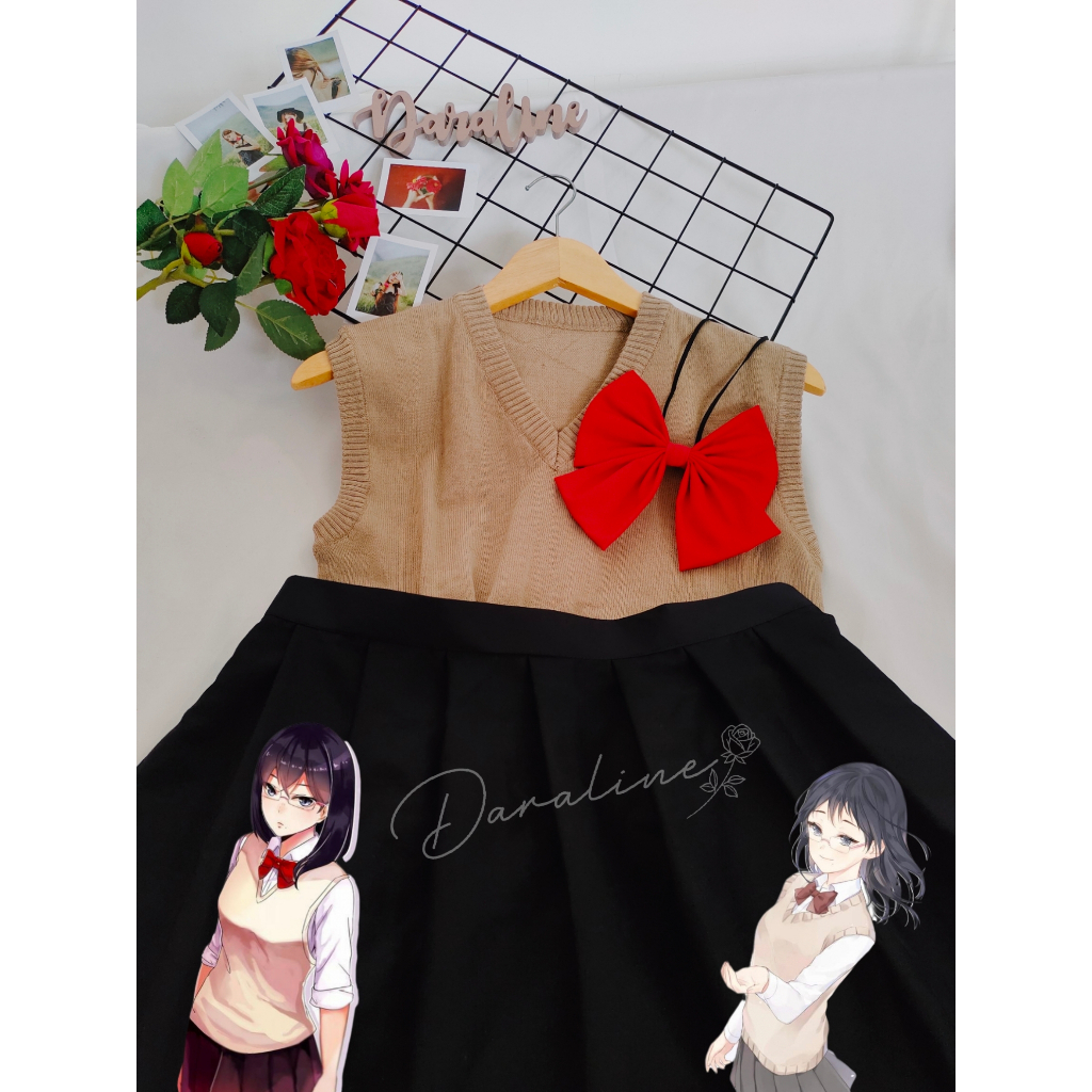 Kostum Cosplay Seragam Sekolah Kiyoko Shimizu Anime Haikyuu Premium