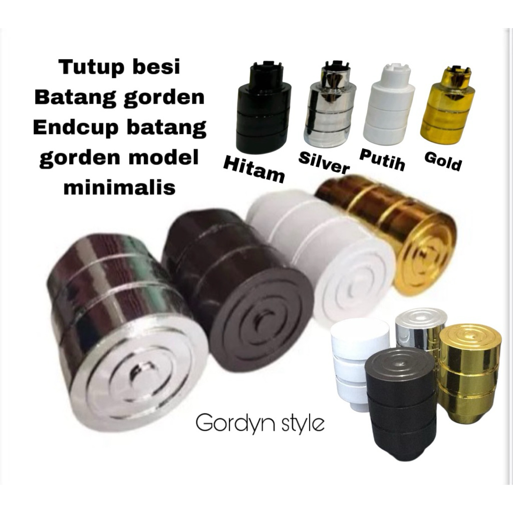 TUTUP BATANG GORDYN BULAT END CUP AESTETIC