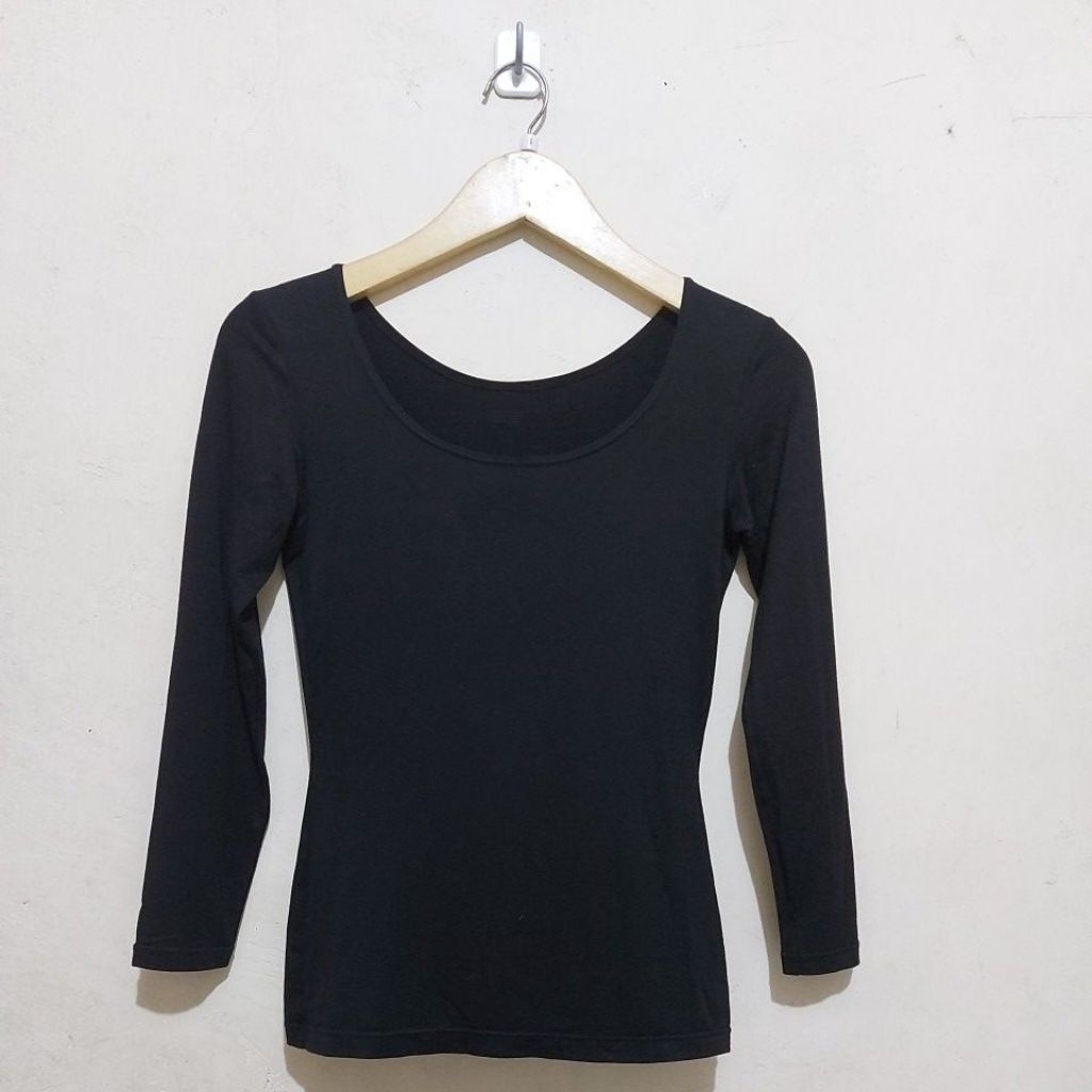 Tshirt Heattech regular scoop neck UNI*S