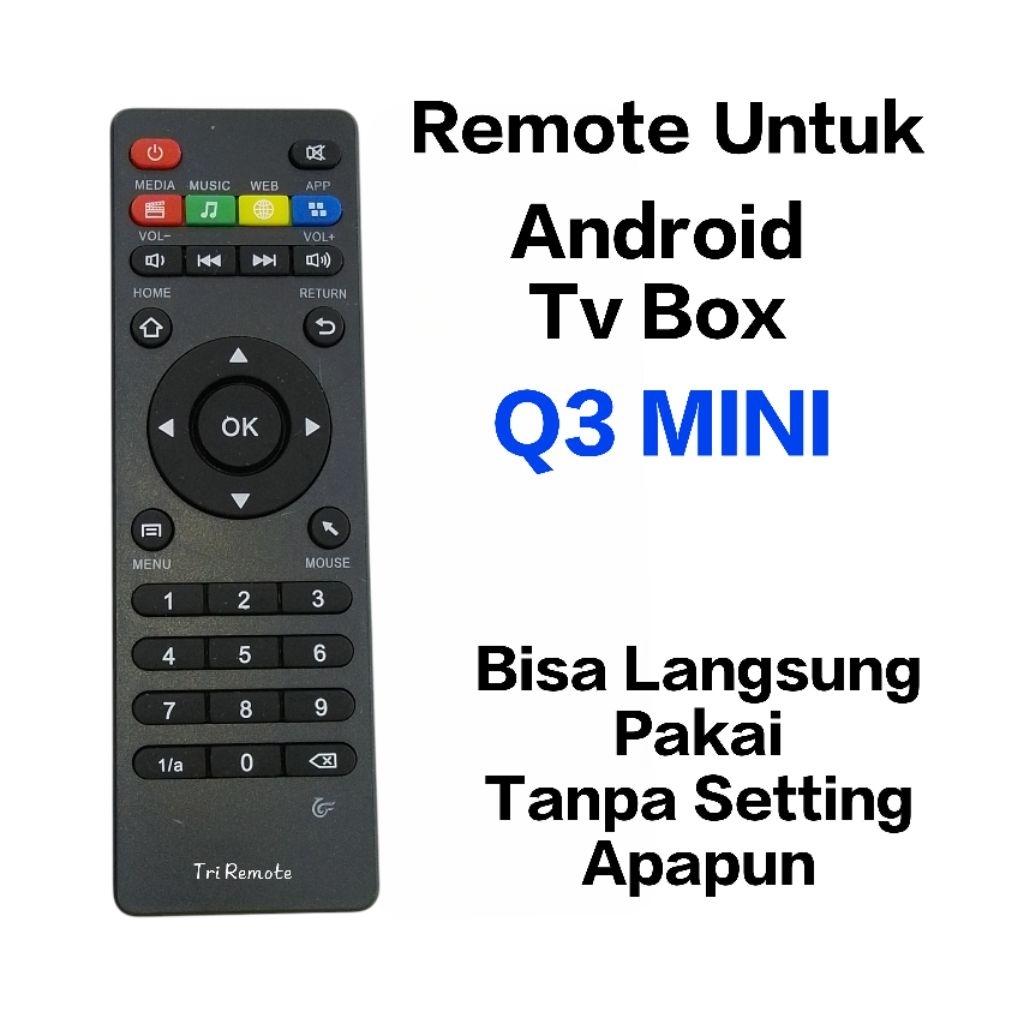 Remote Tv Box Android Q3 Mini